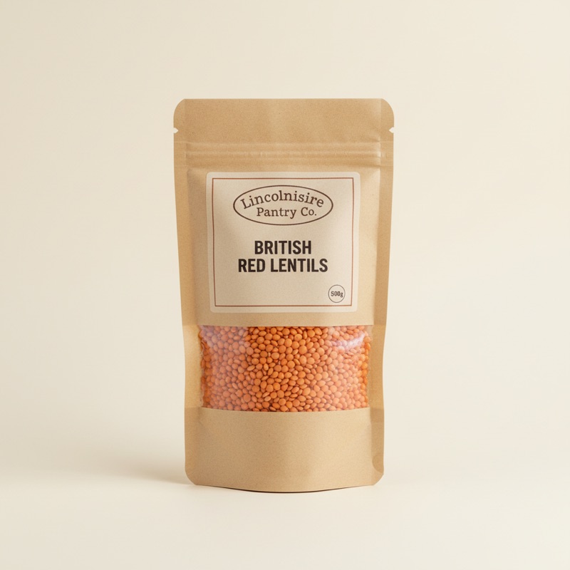 British Red Lentils 500g