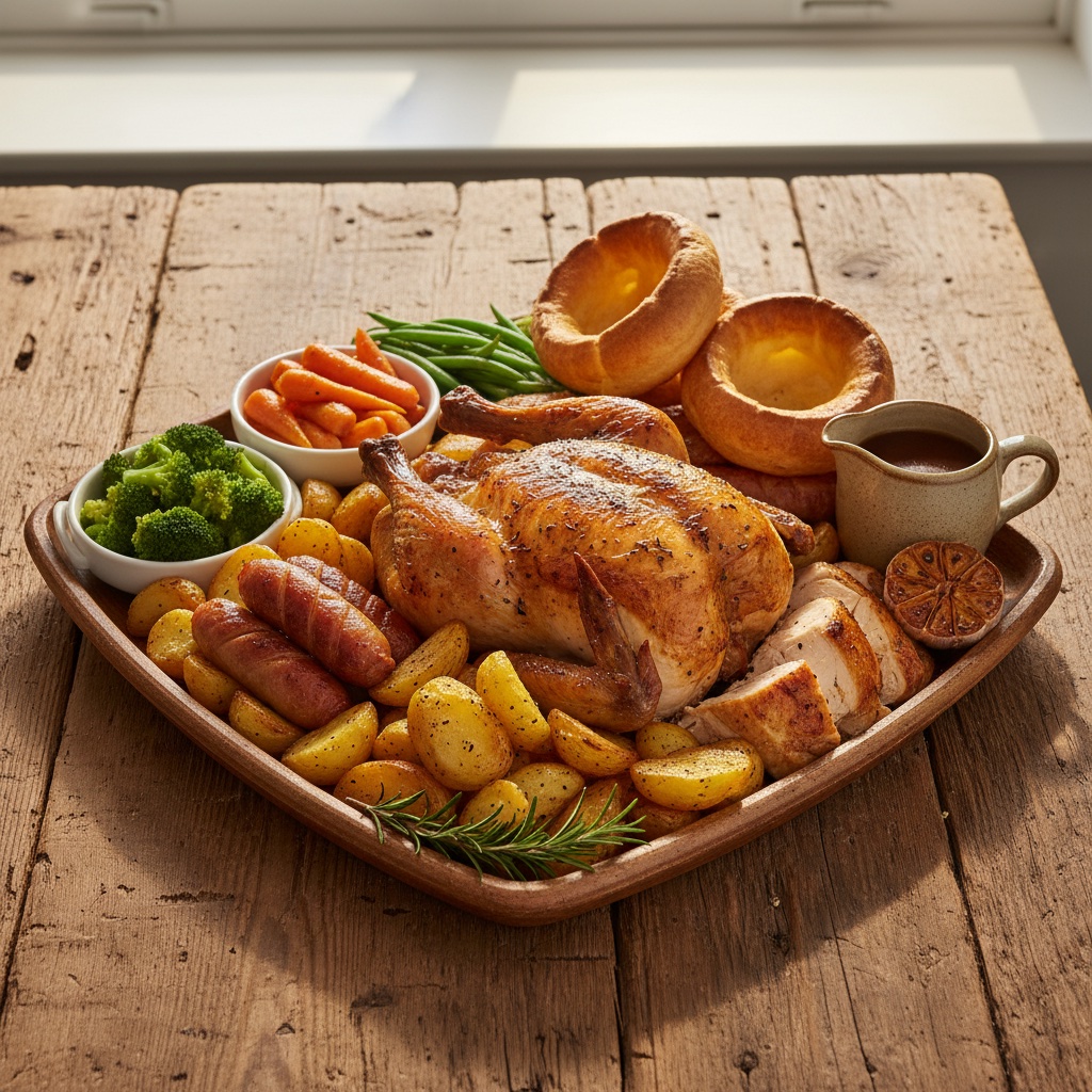 Roast Chicken Sunday Dinner