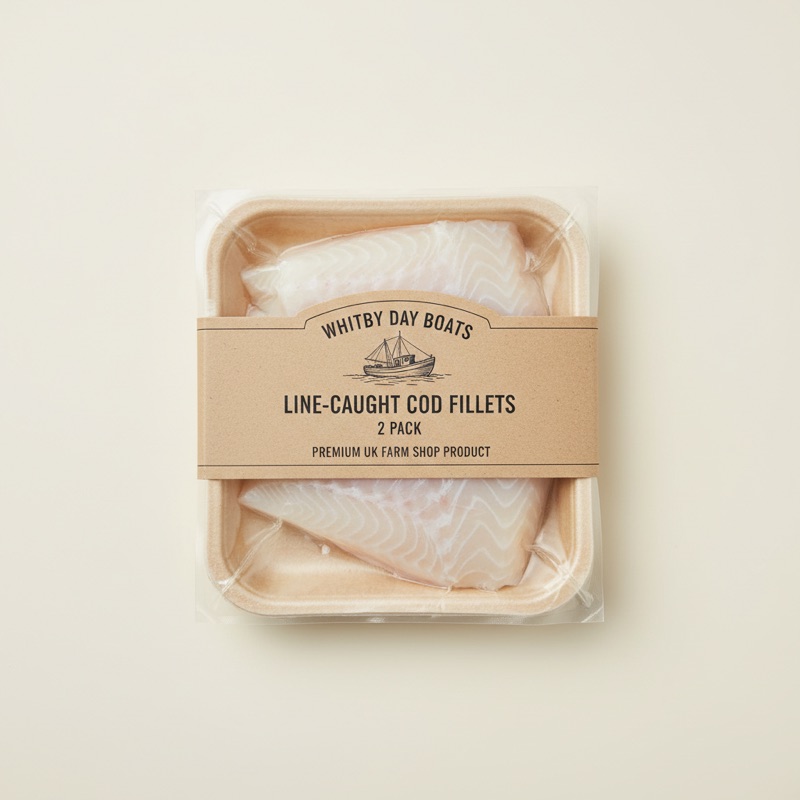 Line-Caught Cod Fillets 2 Pack